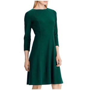 Lauren Ralph Lauren Green Long Sleeve Dress